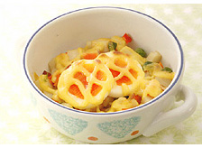 新じゃが芋の辛子マヨネーズ焼き