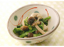 菜の花の西京みそあえ