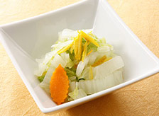 白菜のゆず和え
