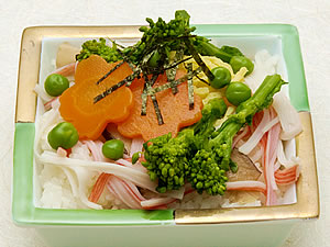 春野菜のちらし寿司