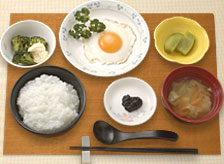 おかゆ朝食