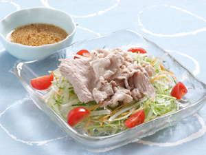 豚肉冷しゃぶサラダ
