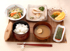 笹かま和朝食
